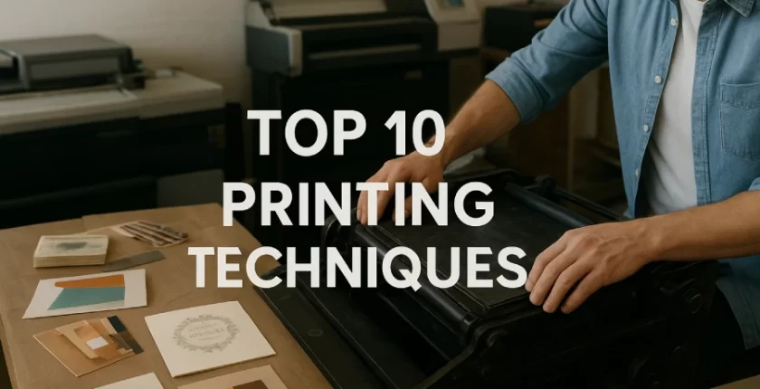 top printing techniques