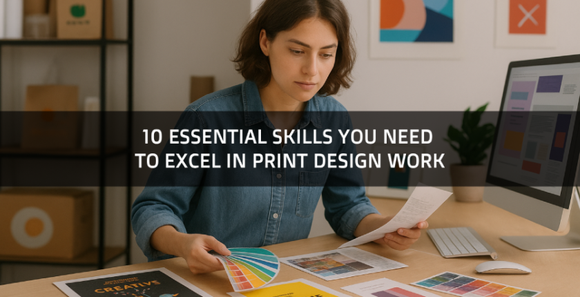 10 Essential Skills to Excel in Print Design Work