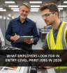 Entry-Level Printing Jobs